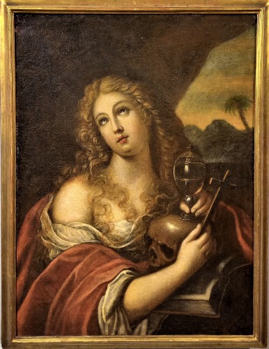 Marie Madeleine - Toscane XVIIe siècle - Tableaux et dessins Style Louis XIII